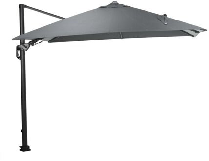 Garden Impressions Hawaii zweefparasol Lumen LED 300x300cm - d. grijs