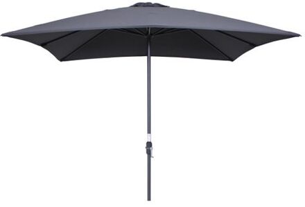 Garden Impressions Lotus parasol 250x250 - donker grijs