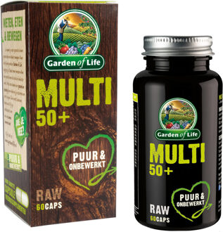Garden of Life Multi 50+ Capsules - 60 stuks - 000