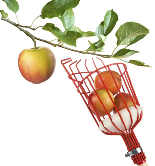 Garden Tools Metalic Fruit Picker Gardening Fruits Collection Picking Head Tool Fruit Catcher Device Greenhouse Fruit Picker