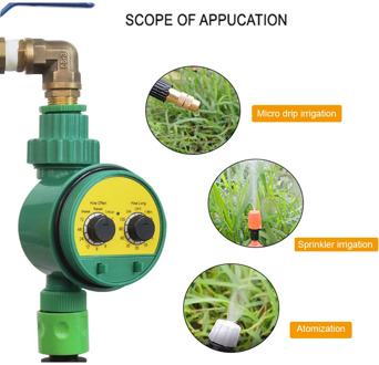 Garden Watering Timer Ball Valve Automatic Electronic Water Timer Home Garden Irrigation Sprinkle Controller System Garden Tools