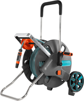 Gardena AquaRoll L Easy Set Slangenwagen Grijs
