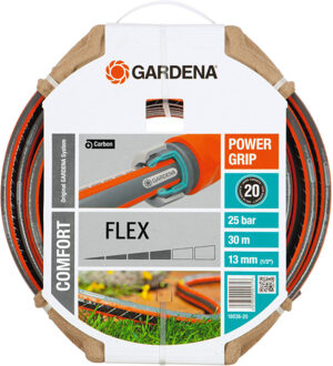 Gardena Comfort Flex Tuinslang 30 m Grijs, Oranje