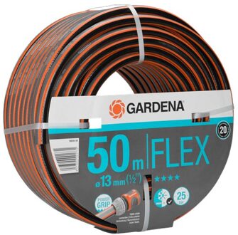 Gardena Comfort Flex Tuinslang 50 m Grijs, Oranje