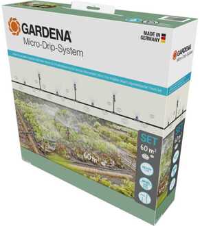 Gardena Micro-Drip-Bewatering moestuin/bloembed Set (60 m²) Druppelaar