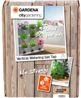 Gardena NatureUp! Bewateringsset Verticaal Waterkraan Grijs