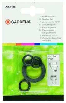 Gardena ringenset rubber 1/2" 4-delig