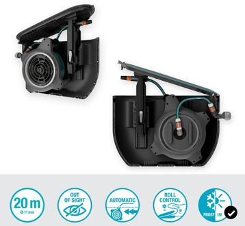 Gardena Undercover slangenbox RollUp M, 20 meter Slanghaspel