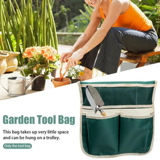 Gardening Stool Seat Side Pocket Garden Tool Bag Foldable Portable For Kneeler