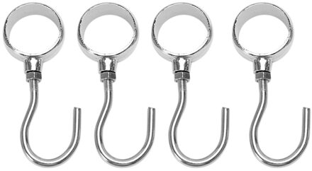 Garderobe 25Mm Dia Buis Staaf Verstelbare Kleding Kapstokken Hangers 10 Stuks