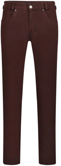 Gardeur Rode Denim Slim Fit Jeans Gardeur , Red , Heren - W35 L34,W32 L34,W36 L34,W38 L34,W44 L34,W33 L34