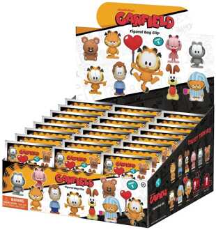 Garfield 3D Foam Bag Clips Serie 1 Display (24)