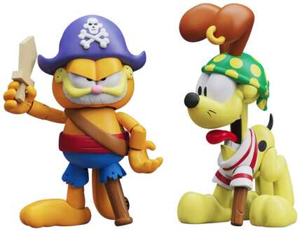 Garfield Action Figures 2 Pack Pirate Garfield and Pirate Odie