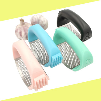 Garlic Press Stainless Steel kitchen power cut shredders & slicer multifunction vegetable cutter kitchen gadget and accessories