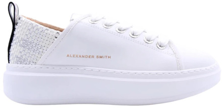 Garlic Sneaker - Stijlvol en Trendy Alexander Smith , White , Dames - 39 Eu,40 Eu,37 Eu,38 EU