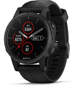 Garmin fenix 5S Plus - Saffierglas - 42 mm - Zwart