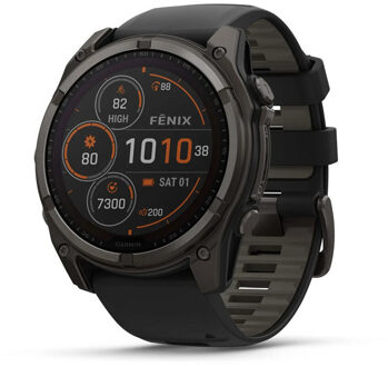 Garmin Fenix 8 51mm Sapphire Solar zwart - ONE-SIZE
