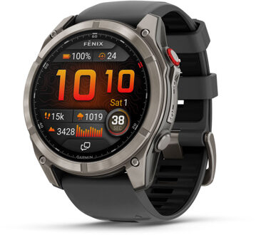 Garmin Fenix 8 Pro 51mm Sapphire zwart - ONE-SIZE