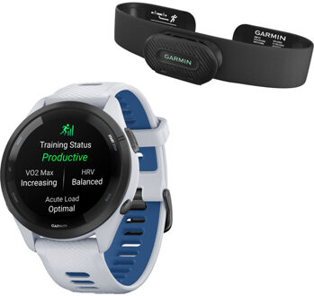 Garmin Forerunner 265 + HRM Fit zwart