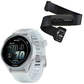 Garmin Forerunner 570 42mm + HRM 600 wit/blauw