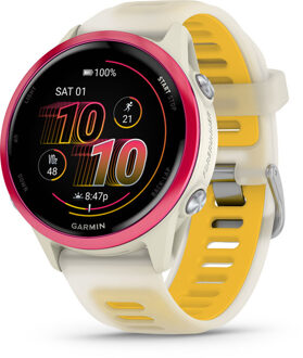 Garmin Forerunner 570 42mm wit/roze - ONE-SIZE