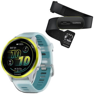 Garmin Forerunner 570 47mm + HRM 600 wit/geel