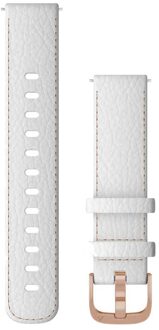 Garmin Leren bandje - Garmin 18 mm aansluiting - Sand Beige - One size