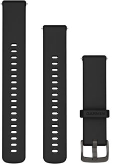 Garmin Siliconen bandje - Forerunner/vivo - 20 mm - Zwart