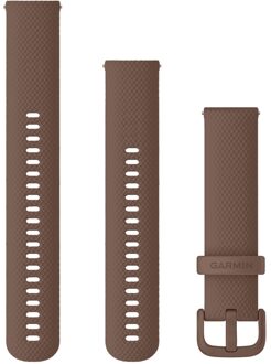 Garmin Siliconen bandje - Garmin 20 mm aansluiting - Cocoa Bruin - One size