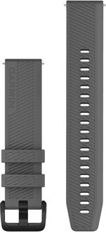 Garmin Siliconen bandje - Garmin 20 mm aansluiting - Slate Gray Grijs - One size