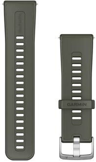 Garmin Siliconen bandje - Garmin 24 mm aansluiting - Moss Green Donkergroen - One size