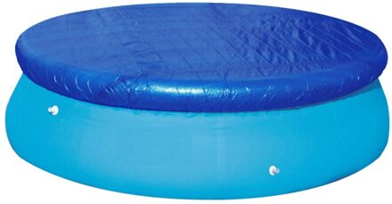 Garneck 8-Voet Diameter Ronde Easy Set Zwembad Cover Voor Frame Zwembaden Opblaasbare Zwemmen Snelle Set Zwembad