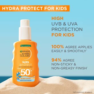 Garnier Ambre Solaire SPF 50+ Kids Sun Cream Spray, 150ml