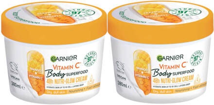 Garnier Body Superfood, Nourishing Body Cream Duos - Vitamin C and Mango