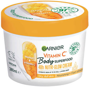Garnier Body Superfood Nutri Glow Body Cream Vitamin C and Mango 380ml