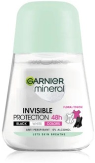 Garnier Deodorant Garnier Mineral Invisible Black White Colours 48hr Roll-on 50 ml