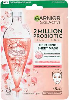 Garnier Gezichtsmasker Garnier SkinActive 2 Million Probiotics Fractions Repairing Sheet Mask 1 st