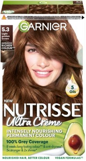 Garnier Haarverf Garnier Nutrisse Cream 5.3 Light Golden Brown 1 st