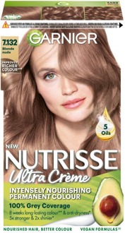 Garnier Haarverf Garnier Nutrisse Cream 7.13 Nude Dark Blonde 1 st