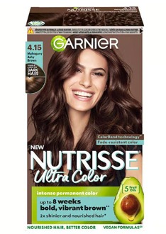 Garnier Haarverf Garnier Nutrisse Ultra 4.15 Mahogany Ashy Brown 1 st