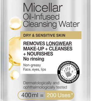 Garnier met Miccelair Water Geïnfuseerde Gezichtsreiniger en Make-up-remover 400 ml