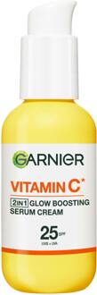 Garnier Serum Garnier Vitamin C 2in1 Glow Boosting Serum Cream SPF25 For Dull Skin 50 ml