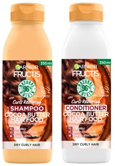 Garnier Shampoo en Conditioner Garnier Fructis Hair Food Cocoa Butter Shampoo & Conditioner 2 x 350 ml