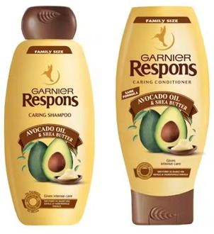 Garnier Shampoo en Conditioner Garnier Respons Avocado & Shea Shampoo & Conditioner 2 x 400 ml