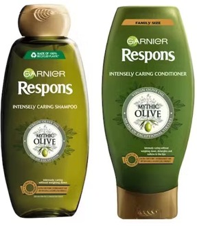 Garnier Shampoo en Conditioner Garnier Respons Mythic Olive Shampoo & Conditioner 2 x 400 ml