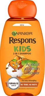 Garnier Shampoo Garnier Kinderen 2-In-1 Loving Blends Shampoo Abrikoos En Katoenbloem 250 ml