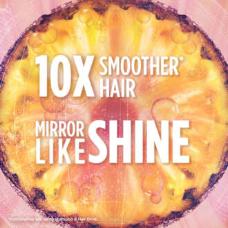 Garnier Ultimate Blends Glowing Lengths Ananas Hair Drink Vloeibare Conditioner voor Lang Dof Haar 200 ml
