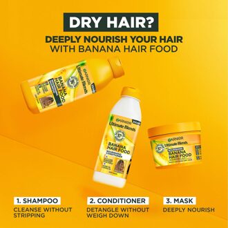 Garnier Ultimate Blends Nourishing Hair Food Banana Routine