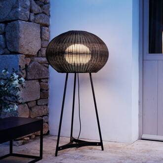 Garota P/02 buiten vloerlamp in bruin grafiet-bruin, bruin