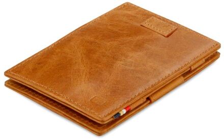 Garzini Cavare Magic Wallet Brushed Cognac